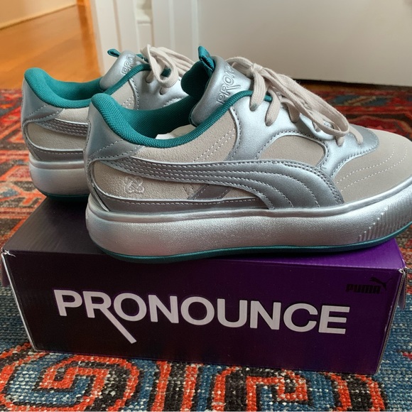 NNW: PUMA Pronounce x Suede Mayu 2 Platform Sneakers - SUPER RAD - Picture 8 of 9